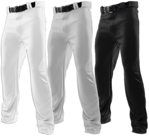 Standard Solid-Colored Baseball Pant Options - Primetime Sports Apparel